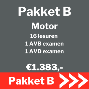 Kosten motorrijles pakket B